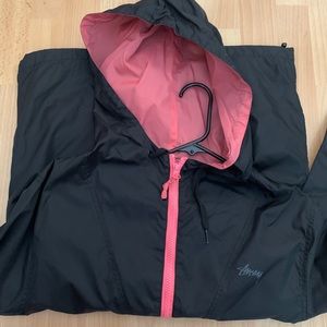 STUSSY hooded windbreaker
